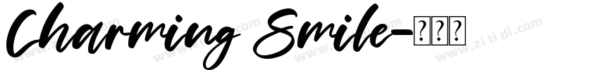 Charming Smile字体转换